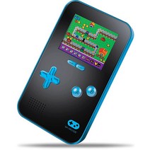My Arcade 휴대용 게임기 - 게임 시스템 300 레트로 스타일 16 Bit 하이 리솔루션 베터리 파워 풀 컬러 디스플레이 볼륨버튼 헤드폰 잭 일렉트릭 -블루, My Arcade Go Gamer Portable-Bl