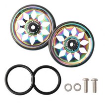 자전거바퀴 Brompton을위한 경량 쉬운 바퀴 볼트를 가진 중공 디자인 접히는 자전거 1 쌍 brozi