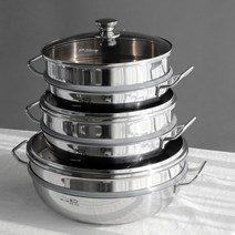 마스터피스 프리미엄 통3중 스텐찜냄비 28cm / 30cm 저수분 찜요리 인덕션찜비 인덕션겸용 솥단지 곰솥 만두솥 업소용찜기 생선찜기 도미찜기 도미찜솥, 상세페이지 참조