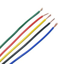 전선 케이블 0.5mm 적색, 0.5㎟적색(10m세트)