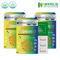 네이처드림 몸에좋은 멀티비타민 900mg 30정, 3box