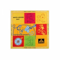 (10개묶음)면60수 등산손수건(60cmX60cm) 땀흡수땀수건 등산 손수건 판촉물 로고인쇄