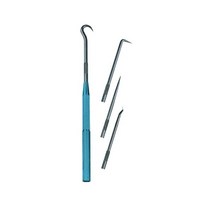 Moody Tools 58 0223 5피스 스크라이버/피크 세트: 블레이드 4개 & 핸들 1개