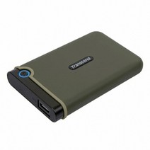 Transcend 충격방지용 외장HDD 트랜센드 StoreJet SJ25M3E USB3 1 인쇄 견적문의 2TB 2TB 밀리터리그린, 단일 모델명/품번