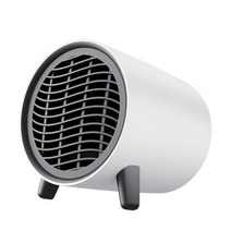 가정용 히터 절전형 온풍기 무소음 600w 휴대용 미니 전기 팬 ptc 세라믹 난방 공기 송풍기 홈 오피스 연구 데스크탑 기계 겨울, 하얀