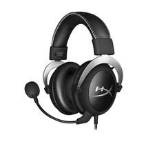 Hyper X 클라우드 X 유선헤드셋, Black + Silver