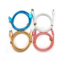 가성비 편조 패브릭 나일론 마이크로 USB 충전기 케이블 코드 XR 맥스용 1M 8 핀 200 개, 03 3M 10FT_02 마이크로 usb cable