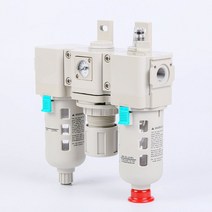 트리플 공기원 처리 공압 압력 조절 필터 EAC2000-02-E-S 3000-03/4000-04ES 오일-물 분리기, [02] EAC4000-4-E-P3-S