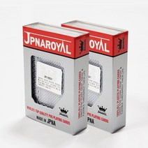 JPNAROYAL 100% 플라스틱 트럼프카드 제비무늬 별무늬 일본수입원단, 2p(제비무늬1p+별무늬1p)