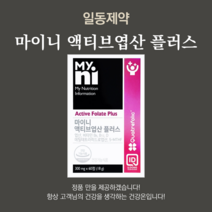 마이니 액티브엽산 플러스 300mg x 60정, 1개