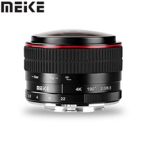 meike 6.5mm f2.0 수동 어안 렌즈 canon ef m 마운트소니 e x, M4/3