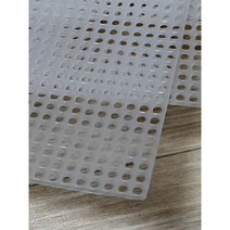 메쉬보드 가방 옆판 바닥재 잘라쓰는 원형 니팅네트망, 화이트 1개, 1개