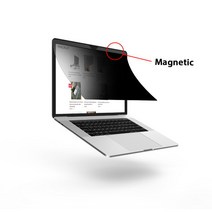 맥컬리 노트북 맥북 마그네틱(자석형) 정보 보안필름 맥북프로 16인치(터치바), 단품없음