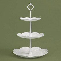 칠전몰 3단 디저트 트레이 케이크플레이트