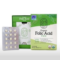 뉴트리랩스 유기농 엽산 1600IU 200mg 180정 (6개월분) 임산부 초기 임신준비, 90정, 2박스