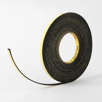 단면 스펀지테이프 1cmx10M 두께 2mm 틈새테이프 방음테이프 EVA테이프, 1개