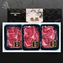 [웰굿] 숙성 한우 등심선물세트 1호(등심300gx3), 상세 설명 참조