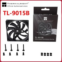 케이스 쿨러 쿨링팬 새로운 TL-9015B PWM 4 핀 90mm 컴퓨터 케이스 팬 조용한 CPU 냉각 PC 쿨러 12V 조정, 01 TL-9015B_01 없음 RGB_01 Black