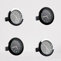 메탈블랙 미니 아날로그시계 인테리어 패션 시계 차량용 가정용 사무실용 볼시계, 메탈블랙 아날로그시계