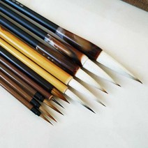 붓 세트 수묵 산수화 세밀 화법, 중국화 붓 10팩