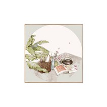 신중국 원반 중국 디지털 유화 DIY 필러 수공예 그림배우기 아크릴화그리기 명화그리기세트 취미그림 그림그리기 그림색칠하기, 60X60 당긴 원목안테(아이케어 라이트 컬러 패널), 옵션03, DIY 세트(고광택 안료 멀티펜슬 우면 캔버스 등)