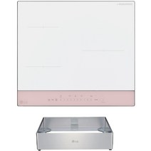 LG 디오스 오브제컬렉션 인덕션 빌트인 3구 전기레인지 미스트 핑크 본품 + 프리스탠딩 자재 15cm, 방문설치, BEI3WPQTOA