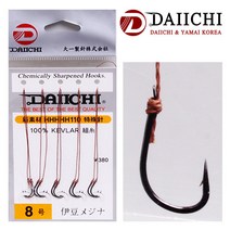 다이치 이두메지나 긴목줄 2본 묶음바늘, 1개