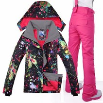 승마레슨 승마바지 Gsou snow-고품질 여성 자켓 스키복 캠프 승마 스포츠 방수 방풍 스노우보드 + 바지, 02 A2_03 M