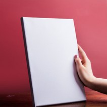 린넨 유화 캔버스(24x30cm) 무지 면천 그림판, 단품