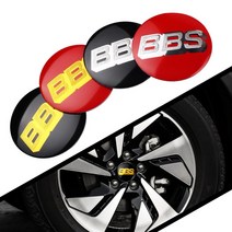 65MM 70MM 60MM 자동차 휠 센터 캡 스티커 BBS 엠블럼 배지 데칼 스타일링 4 개입, [12] 60mm Red Gold