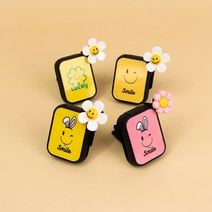 아로마푸딩 차량용 스마일 방향제, 2023스마일에디션_핑크, 라즈베리