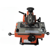 스테인레스 수동 타각기 명판 각인기 네임택 수작업, 300형 2문자바퀴(사이즈및사이즈비고)