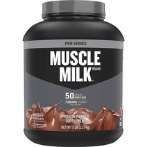 Muscle Milk 머슬밀크 프로시리즈 50g 프로틴 파우더 초콜릿 2.27kg [유통기한: 2022년 12월 3일], 5 파운드, 초코렛
