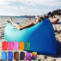 히든템 캠핑 에어매트 베드, 바잉샵 쿠팡 블루