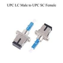 광접속기 1Pcs 광섬유 APCUPC FCLCSCST 수암UPC LCSCFCST 암 어댑터 단일 모드 변환기 하이브리드 커넥터, CN+ULCMUSCF