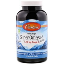 칼슨랩 와일드 코트 슈퍼 오메가3 600mg 소프트젤 250정