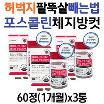 여성 허벅지살 등살 팔뚝살 빼는법 콜레우스포스콜린 다이어트 보조제 뱃살 체지방 내장지방 빼는법 빼기 30대 40대 50대 남자 중년 술배 똥배 체지방컷팅제 탄수화물컷팅제 물