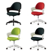 정리인홈 편안한 공부의자 책상의자 학생의자, 화이트블랙