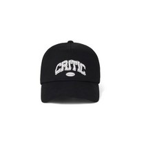 크리틱 멜팅 로고 볼캡 모자 블랙