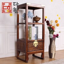 다한수제고가구 오동 서랍 2단 탁자 고가구 전통 인테리어, 단품