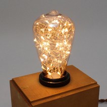 공간LED LED 에디슨전구 골드 은하수 XT64 3W DS