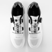 NTERM 앤텀 평페달 자전거 신발, 40(250mm), 화이트
