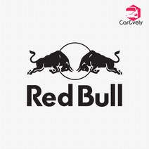 카앤블리 RedBull 로고 캠핑 데칼스티커 CNCP-16 /캠핑스티커 /캠퍼스티커, 레드, 소형