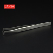 VETUS 오리지널 MSA-6B 핀셋 Hyperfine 고정밀 내부식 속눈썹 확장량 100% 정품 색상: 6A-SA, 상품 상세페이지 참조