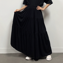 로코드(~99size) 실켓캉캉롱밴드스커트 빅사이즈