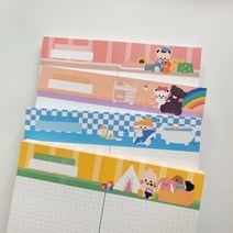 [호람이네 문구점] 애착인형 B5떡메 노트패드 메모패드 4종, 단품, 선택:량이 애착인형