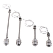1PCS 스테인리스강 플로트 스위치 탱크 액체 수위 센서 이중 볼 풀 흐름 유량, 02 150mm, 02 150mm