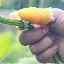 손가락골무칼1+1 엄지 장갑 칼달린골무 톱날 농산물 자르기 고추 가지 손톱보호, 스몰+라지