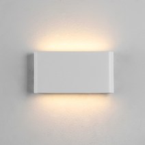 LED 모던투 2등 벽등 8W 실내 실외 방수 사각 벽부등 인테리어 조명, 모던투 2등 (화이트)