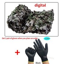 티피 텐트 캠핑 천막 경량 차박 군사 위장 그물 사냥 정원 전망대 차 천막 흰색 파란색 녹색 검은 정글 사막 색상, 1.5x1m, 04 Woodland Digital